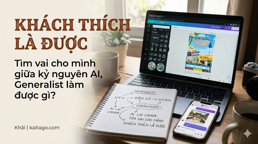 Vai trò của Generalist giữa kỷ nguyên AI