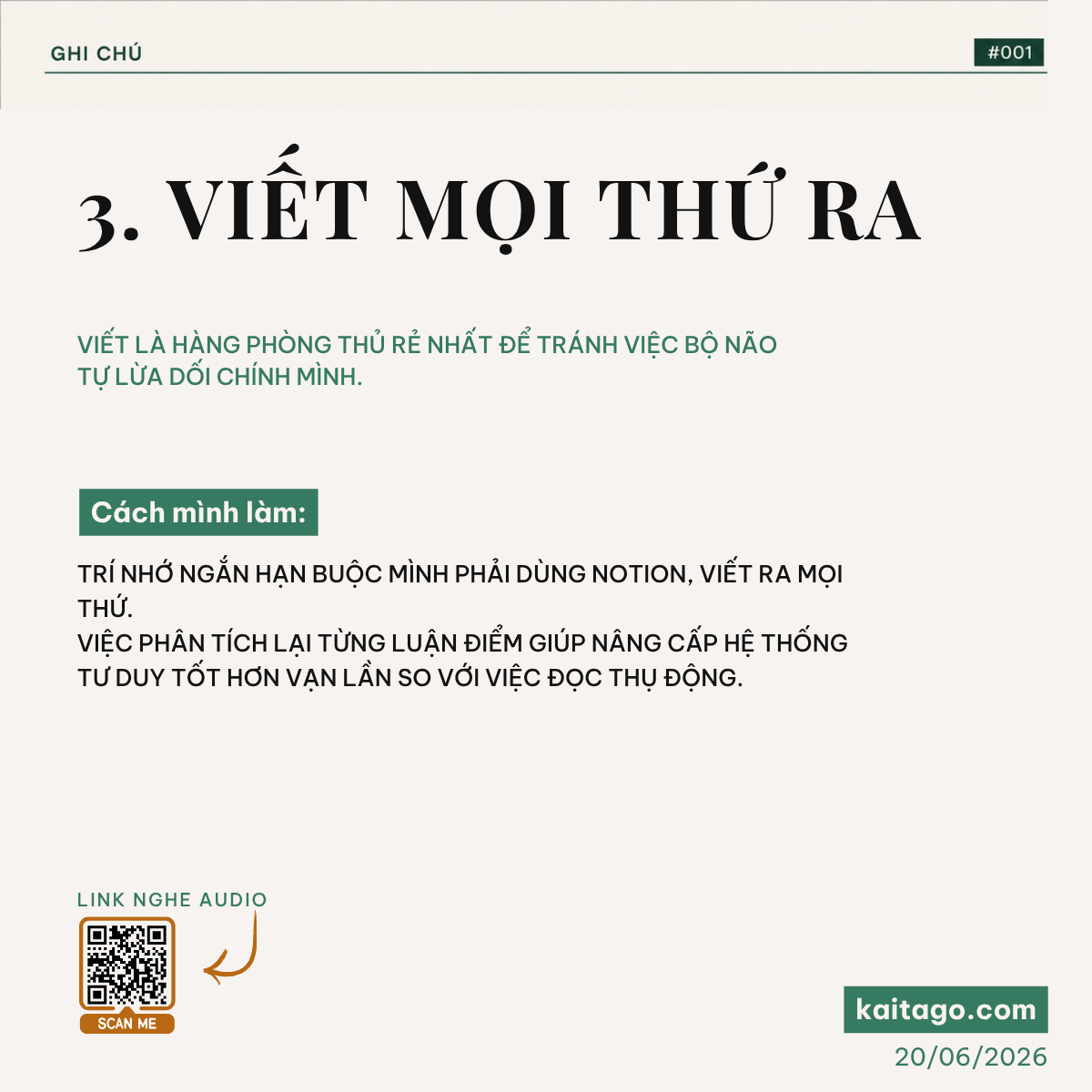 Nguyên tắc 4 — Tối ưu hóa tốc độ nhận sai